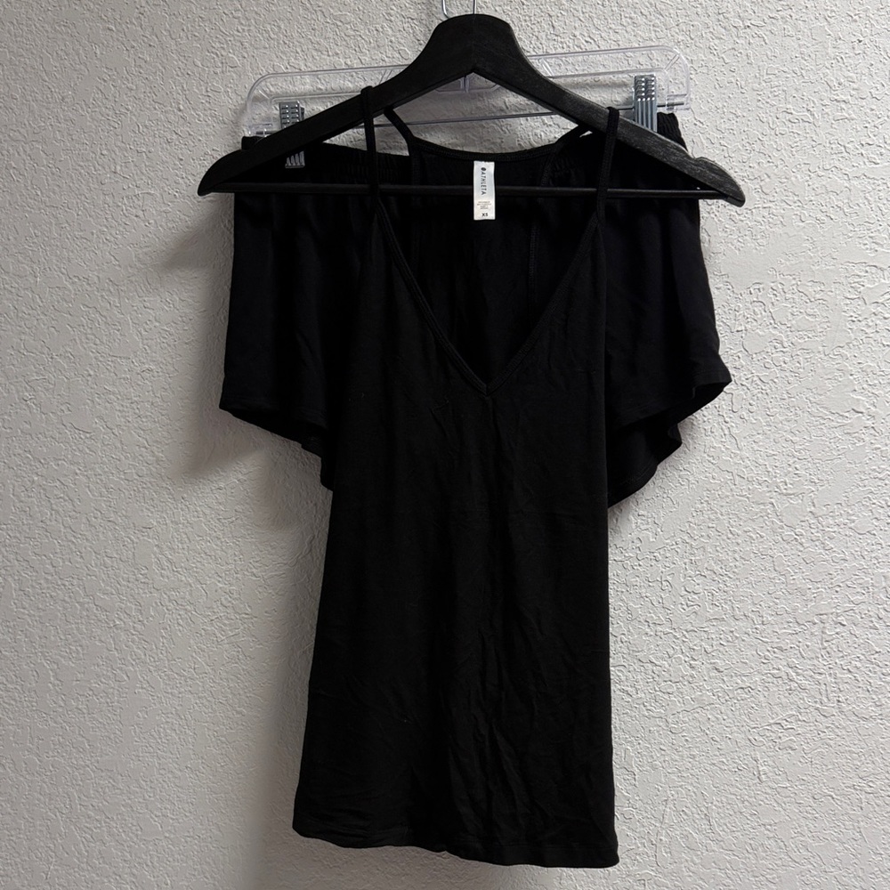 Athleta PJs Black Women's Tencel Camisole and Short Pajama set XS/S